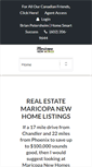 Mobile Screenshot of maricopanewhomes.net
